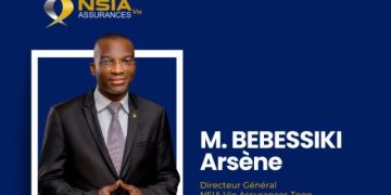 NSIA Vie Assurances Togo: Arsène Bebessiki nommé Directeur Général